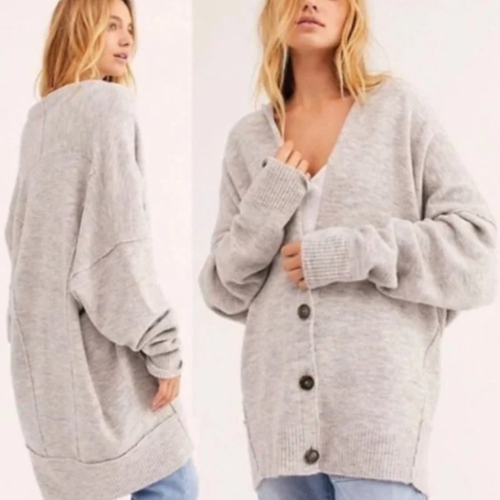 Free people eucalyptus cardigan